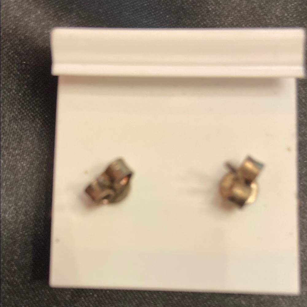 Yellow Amber Flower Sterling Silver  Earrings - Picture 2 of 5